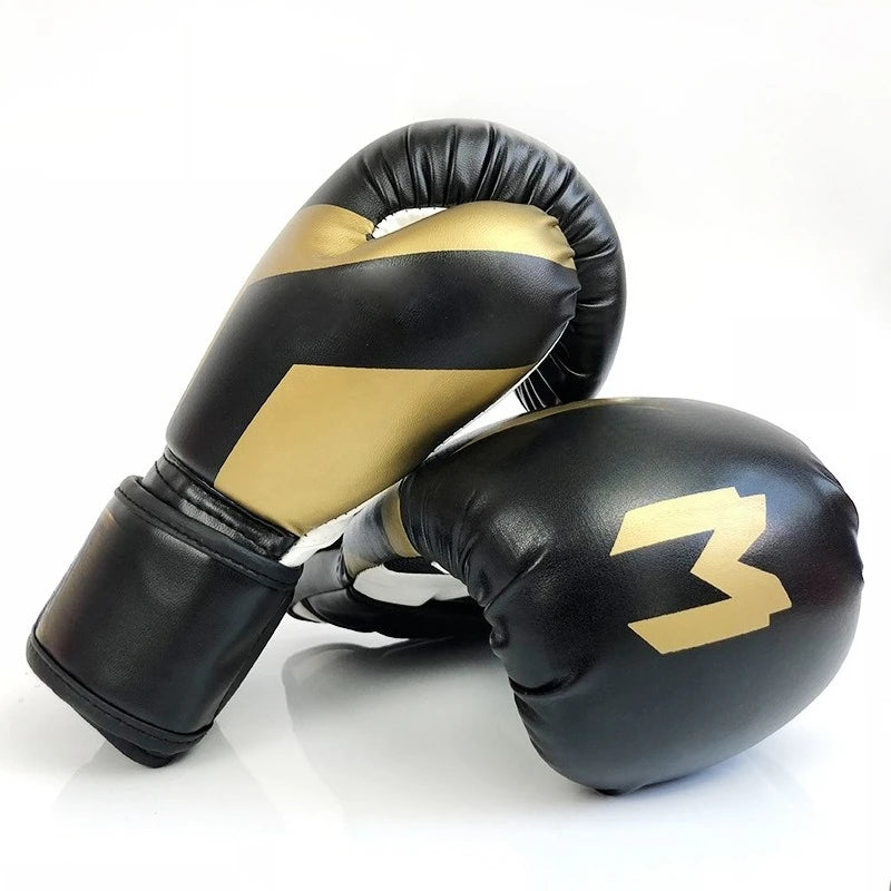 High Quality PU Leather Wear-Resistant And Breathable Boxing Gloves For Sanda Training, Thickened Protective Combat Gloves