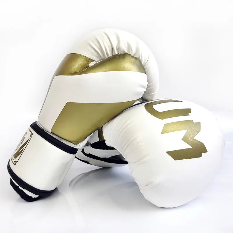 High Quality PU Leather Wear-Resistant And Breathable Boxing Gloves For Sanda Training, Thickened Protective Combat Gloves