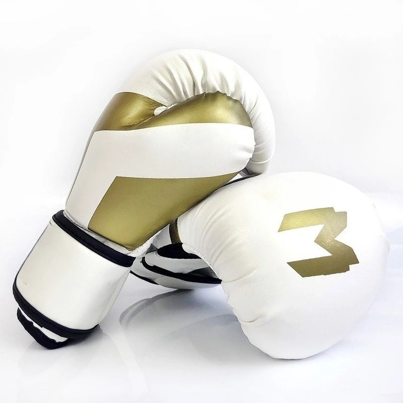 High Quality PU Leather Wear-Resistant And Breathable Boxing Gloves For Sanda Training, Thickened Protective Combat Gloves